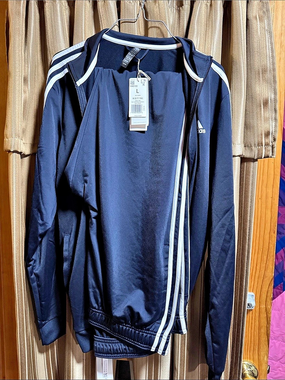adidas Essentials 3-Stripes Track Suit Men's Track Jacket and matching pants,nwt